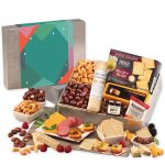 Custom Snacking Smorgasbord with Green Geometric Sleeve - 1