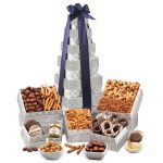 Custom Sweet & Savory Silver Delights Tower - 1